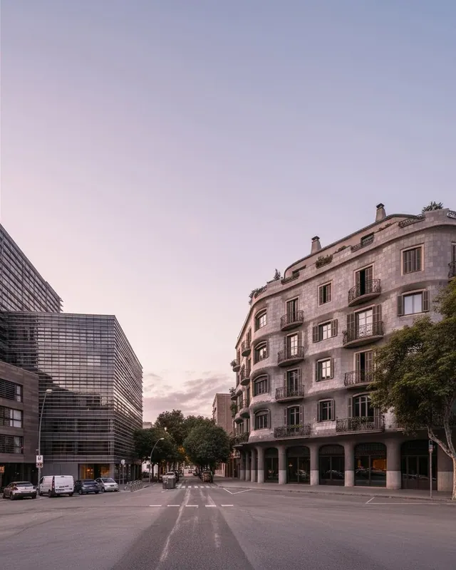 Edifici 22 study for a Poblenou plot