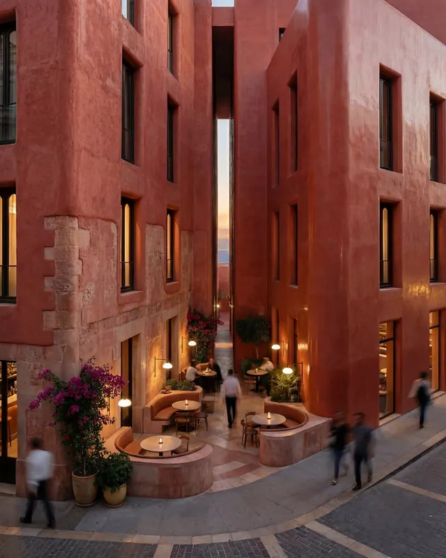 Puerto Bermellón architectural study