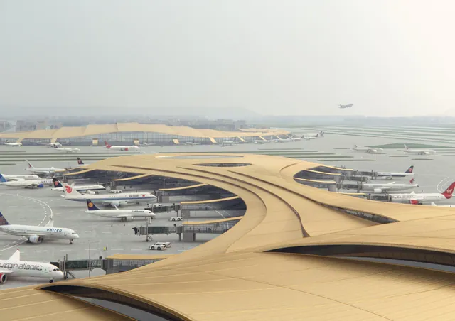 Chongqing Airport, view 2