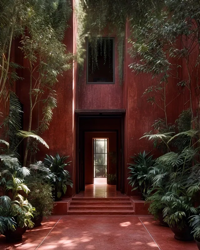 Crimson House architectural study