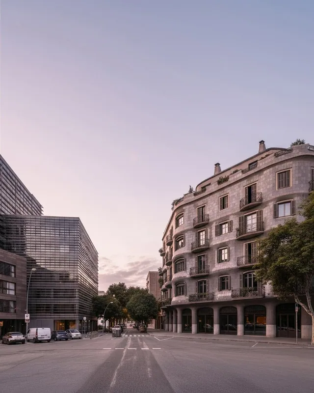 Edifici 22 study for a Poblenou plot