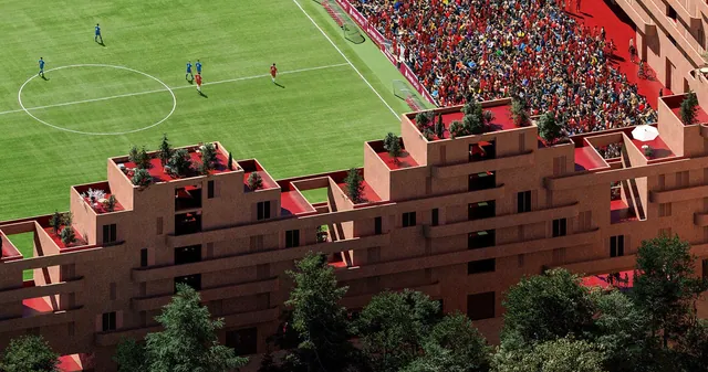 Korça Stadium, view 3