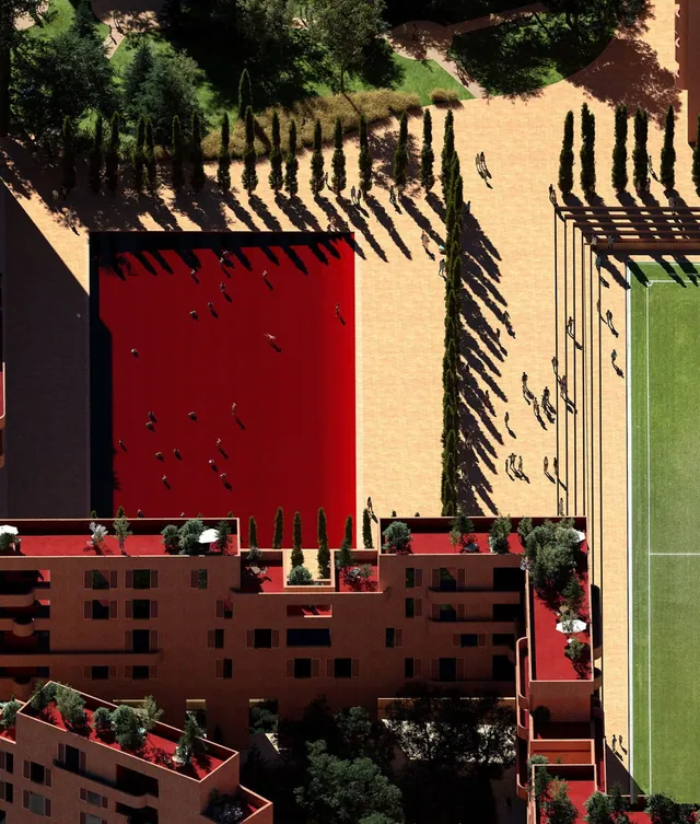 Korça Stadium, view 4