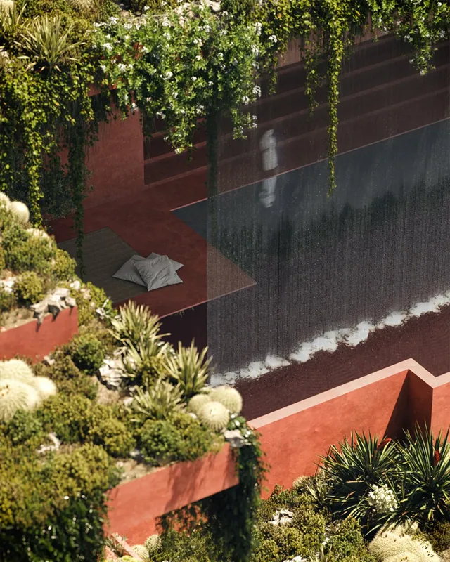 Red Villa, view 2