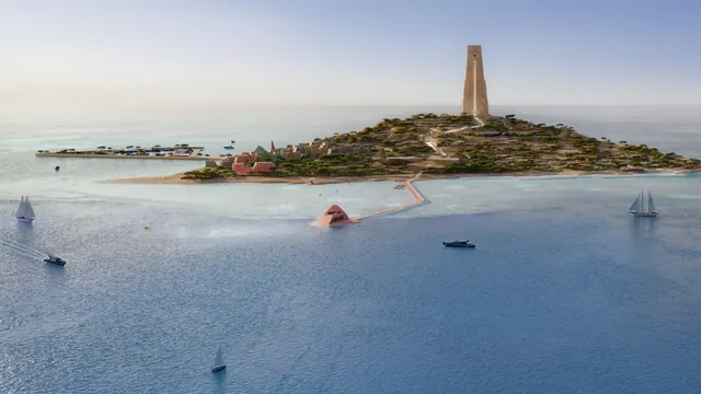 Red Sea Island, view 2