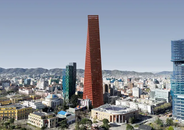 Barcelona Tower, view 2