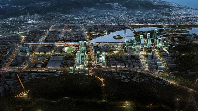 Xiamen Masterplan, view 3